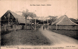 CÔTE D'IVOIRE - ABIDJAN / ENTREE DU CAMP GALLIENI - Côte-d'Ivoire