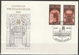 DDR 1988 MiNr.3153 - 3154  Leipziger Frühjahrsmesse 1988 ( D 6434 ) Günstige Versandkosten - Cartas