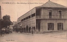 CPA NOUVELLE CALEDONIE - Nouméa - Rue Sebastopol Et Grand Hotel Central - Collection Barrau - Neukaledonien