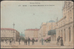 La Place Masséna Et Le Casino, Nice, C.1905 - Bachelier CPA - Places, Squares