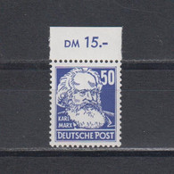 DDR 1952  Mich.Nr.337 XI ** Geprüft Schönherr - Nuevos