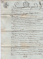 VP21.177 - NERE - Acte De 1822 - Vente De Terre Sise à NERE Par Mr GROUSSEAU à Mr GEOFFROY - Manuscrits