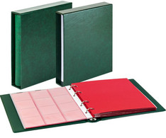 Karat-Coin-album CLASSIC Set With Protective Case (Lindner. Green) - Materiale