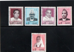 Nepal - 2001 - Personalities Set Of 5 - Used. - Népal