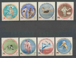 194 Dominicana Dominicaine ** MNH 542/546 + Pa 146/148 Jeux Olympiques (olympic Games) Melbourne - Dominikanische Rep.