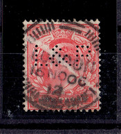 GRANDE BRETAGNE - TP N°107 OB - PLI ACCORDEON + PERFORATIONS - TB - Variétés, Erreurs & Curiosités