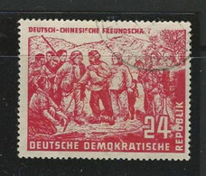 GERMANIA 1951 D.D.R. ⭕ Amicizia Con La CINA ⭐ N. 287 Usato ⭕ Cat. 60 € ☘️ Lotto N. 4983 ☘️ - Usados