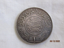 Arabie Saoudite: 1 Riyal 1374 / 1953/54 (silver) - Saoedi-Arabië