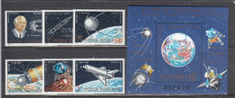 Romania 1983 - 25 Years Of Spaceflight, Mi-Nr. 3933/38+Bl. 192, MNH** - Nuovi
