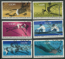 East Germany:DDR:Used Stamps Serie XX Olympiade 1972, Sport, Wrestling, Rowing, Gymnastic - Usados