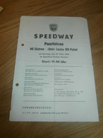 Speedway Güstrow 25.03.1979 , Unia Leszno , Programmheft / Programm / Rennprogramm , Program !!! - Motos