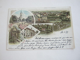 Buckow (Märkische Schweiz) ,Schöne Karte Um 1898,    Siehe  2 Abbildungen - Buckow