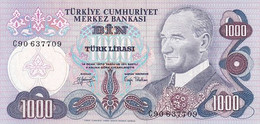 TURKEY TURQUIA 1000 LIRASI P 191 1970 AUNC SC- NUEVO- - Turquie