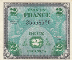 BILLET EMIS EN FRANCE. DEUX FRANCS. SERIE DE 1944 - Buoni & Necessità