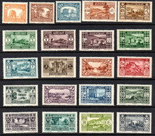 1235.LEBANON.1930-1935 # 114-134 MNH VERY FINE AND VERY FRESH. - Neufs