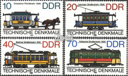 DDR 3015-3018 (kompl.Ausgabe) Postfrisch 1986 Straßenbahnen - Nuevos