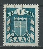 Sarre Service N° 29  Obl. - Officials