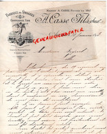 13- AIX EN PROVENCE- RARE LETTRE MANUSCRITE 1893 - A. CASSE FILS-FABRIQUE DRAGEES-CONFISERIE- M. BIGUET LILLE - Alimentos