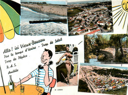 Vieux Boucau Les Bains * Souvenir Du Village * Cp 5 Vues * Pin Up - Vieux Boucau