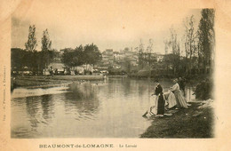 Beaumont De Lomagne * Le Lavoir * Laveuses Lavandières Blanchisseuses - Beaumont De Lomagne