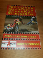 Speedway Stadskanaal 16.07.2006 , Grasbahn , Programmheft / Programm / Rennprogramm , Program !!! - Motos