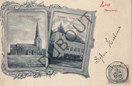 Postkaarte/Carte Postale - LOOZ, Borgloon - Kerk - Stadhuis (C2685) - Borgloon