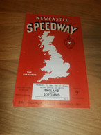 Speedway Newcastle , 31.05.1965 , Programmheft / Programm / Rennprogramm , Program !!! - Motos