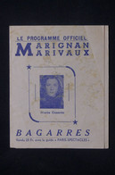 VIEUX PAPIERS - Fascicule De Programme De Marignan Marivaux - Bagarres - L 135492 - Programmi