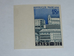 TIMBRE DE FRANCE NON DENTELE N°1154a Série: VILLES RECONSTRUITES - SAINT-DIE - NEUF SANS CHARNIERE (C.V) - 1951-1960