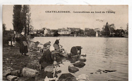 CHATELAUDREN LAVANDIERES AU BORD DE L'ETANG TBE - Châtelaudren