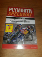 Speedway Plymouth , 2.6.2006 , Exeter , Programmheft / Programm / Rennprogramm , Program !!! - Motos