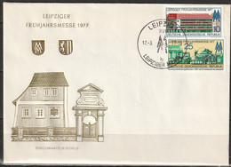 DDR 1977 MiNr.2208 - 2209  Leipziger Frühjahrsmesse 1977 ( D 6769 ) Günstige Versandkosten - Cartas