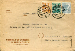 73859 Germany Circuled Cover 1948 From Schwabisch Hall To Italy - Zone Soviétique