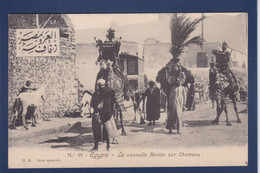 CPA Egypte Mariage Chameau Non Circulé - Andere & Zonder Classificatie