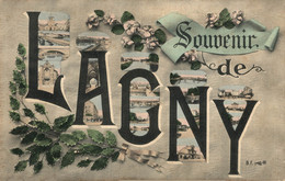 N°101632 -cpa Souvenir De Lagny - Souvenir De...