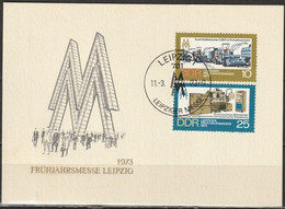DDR 1973 MiNr.1832 - 1833  Leipziger Frühjahrsmesse 1973 ( D 6835 ) Günstige Versandkosten - Cartas