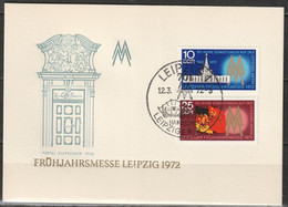 DDR 1972 MiNr.1743 - 1744  Leipziger Frühjahrsmesse 1972 ( D 6837 ) Günstige Versandkosten - Cartas