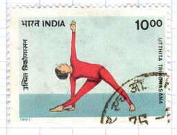IND+ Indien 1991 Mi 1341 Yoga - Gebruikt