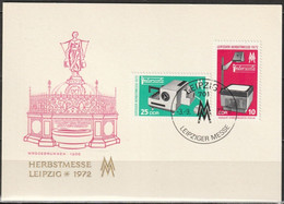DDR 1972 MiNr.1782 - 1783  Leipziger Herbstmesse 1972 ( D 6930 ) Günstige Versandkosten - Cartas