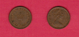 GREAT BRITAIN  1/2 NEW PENNY 1971 (KM # 914) #6869 - 1/2 Penny & 1/2 New Penny