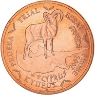 Chypre, Euro Cent, Type 1, 2003, Unofficial Private Coin, FDC, Cuivre Plaqué - Privatentwürfe