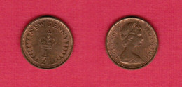 GREAT BRITAIN  1/2 NEW PENNY 1971 (KM # 914) #6870 - 1/2 Penny & 1/2 New Penny