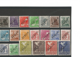 ALLEMAGNE - Occupation Alliés Zone AAS - 1948 - Rare Série Complète N° 1 à 20 (Mi)  Neufs Sans Charnières Et Signés - TB - Mint