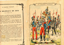 Le Drapeau Français.nos Drapeaux En 1870.Etendard Des Lanciers De La Garde En 1860. - Autres & Non Classés