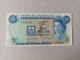 Billete De Bermuda De 1 Dólar, Año 1970, Serie A - Bermuda