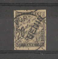 Benin _ Taxe  Non Dentelé (1894 ) N°3 - Usados