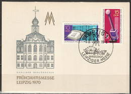 DDR 1970 MiNr.1561 - 1562  Leipziger Frühjahrsmesse 1970 ( D 7078 ) Günstige Versandkosten - Cartas