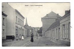 CPA RANST : Lieve Vrouwestraat - Animée Et Attelage - Circulée En 1911 - Uitg. F. Hoelen, Cappellen Nr 4987 - 2 Scans - Ranst