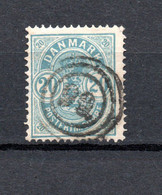 Danemark 1882 Marke 33 Posthorn Luxus Gebraucht Nr.Stempel 99 (Fredensborg) - Gebraucht