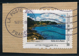 France-IDTimbre - Vallée De La Rance - YT IDT 7 Oblitéré NEC (sur Fragment) - Usati